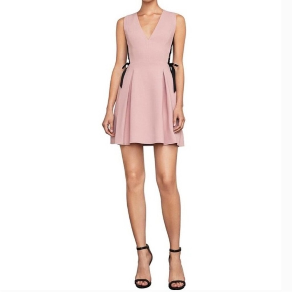BCBGMaxAzria Dress with Lace up Bows on side Size 10